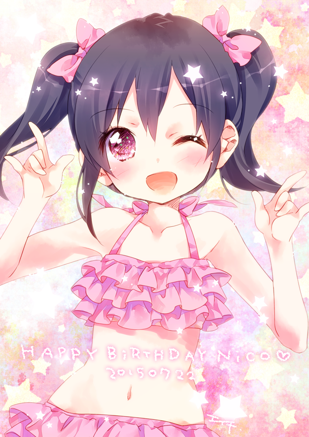 yazawa nico (love live! and 1 more) drawn by ech