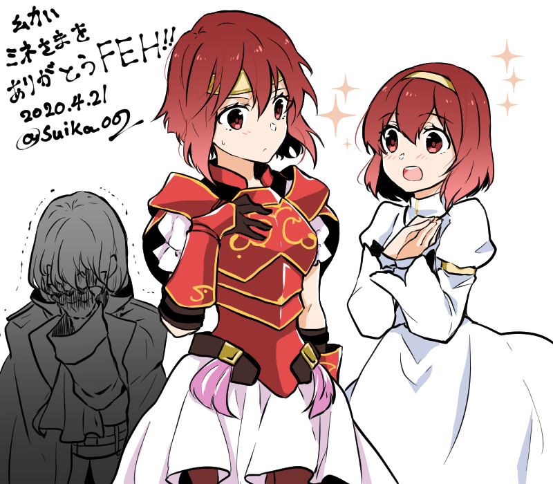 minerva, maria, and michalis (fire emblem and 2 more) drawn by ijiro_suika