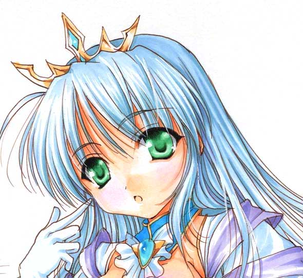 feena fam earthlight (yoake mae yori ruri iro na) drawn by fragran0live