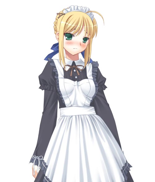 artoria pendragon and saber (fate and 1 more) drawn by sai_gakai