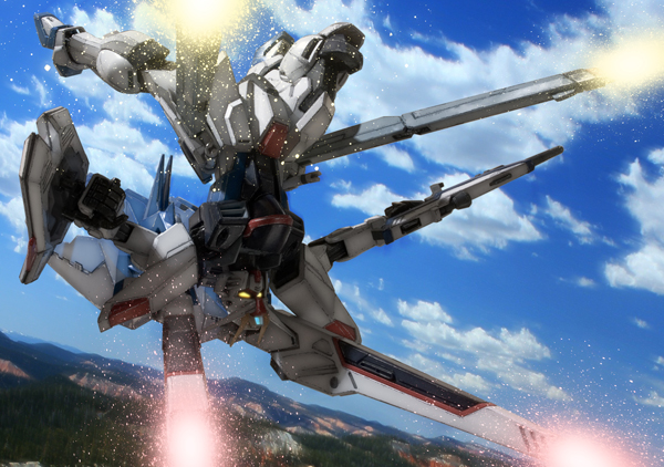 freedom gundam (gundam and 2 more) drawn by robographer