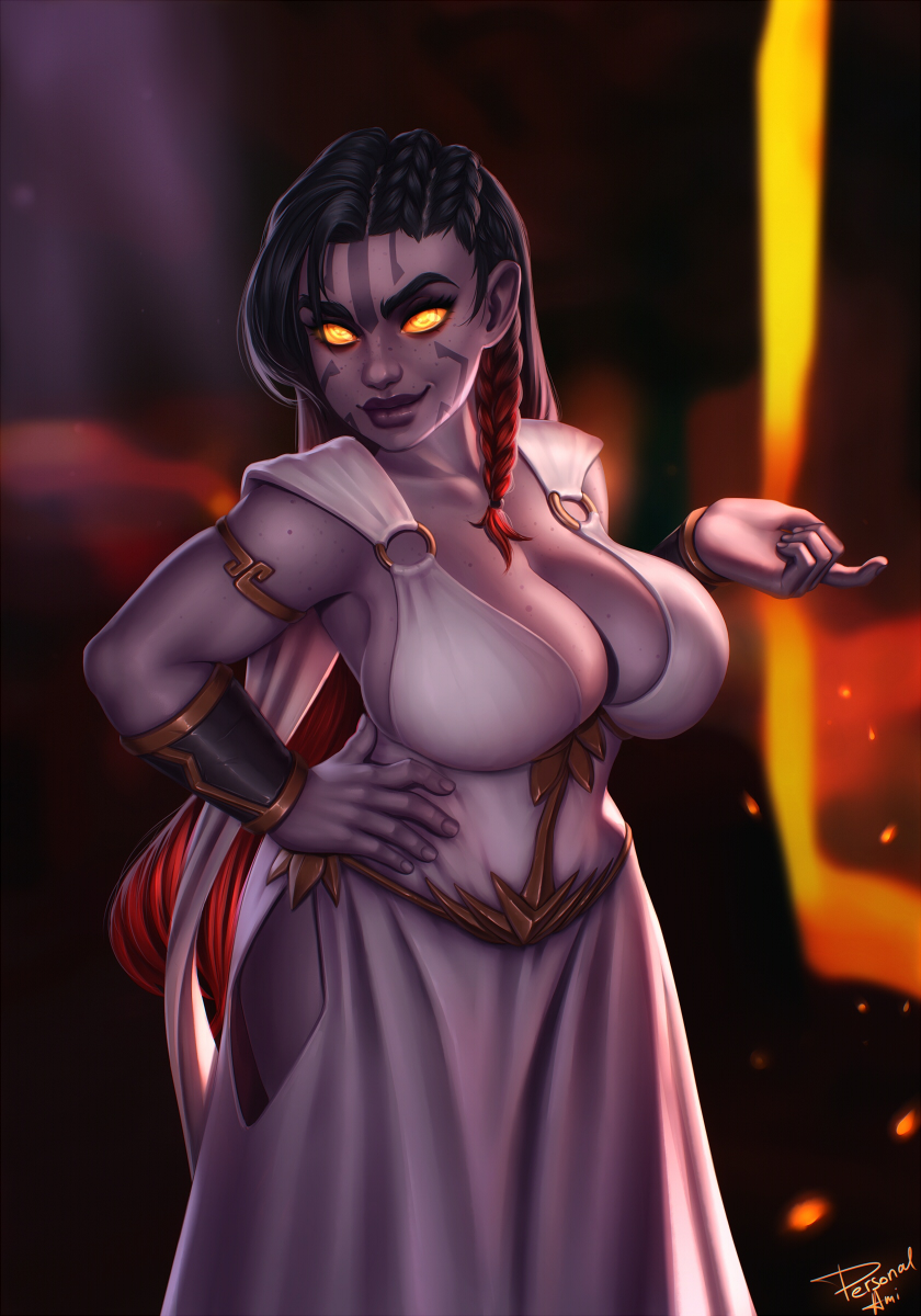 warcraft and 1 more drawn by personal_ami