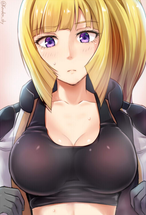kudelia aina bernstein (gundam and 1 more) drawn by kanden_sky