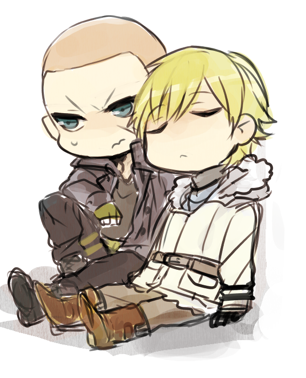 sherry birkin and jake muller (resident evil and 1 more) drawn by ko962