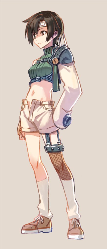 yuffie kisaragi (final fantasy and 1 more) drawn by decoponmagi