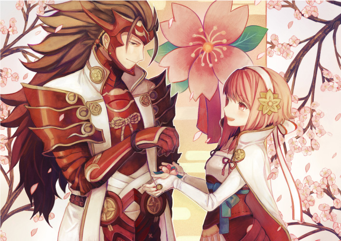 sakura and ryoma (fire emblem and 1 more)