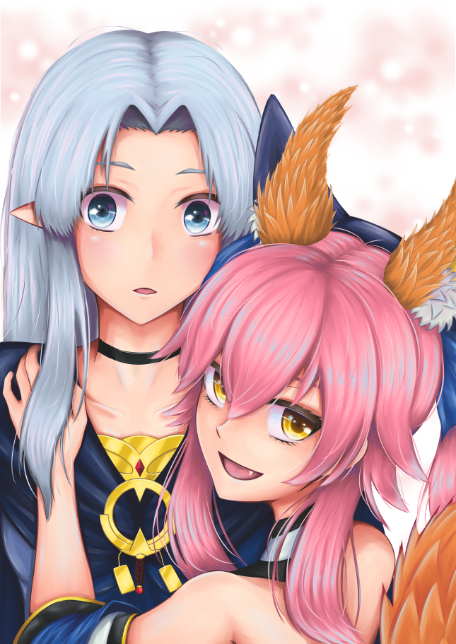 tamamo, tamamo no mae, and medea (fate and 2 more) drawn by nekonase