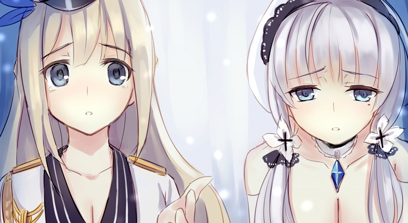 illustrious and lexington (azur lane and 3 more) drawn by yuemanhuaikong
