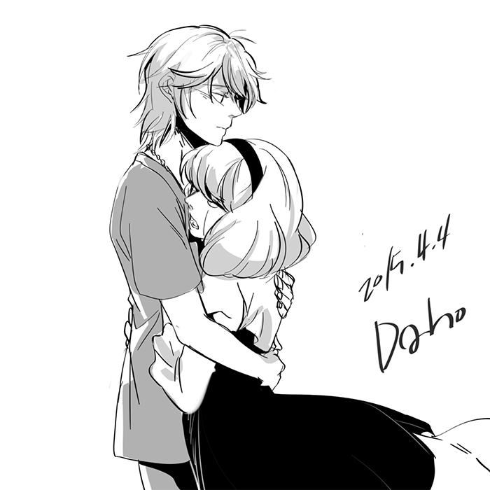slaine troyard and lemrina vers envers (aldnoah.zero) drawn by daho