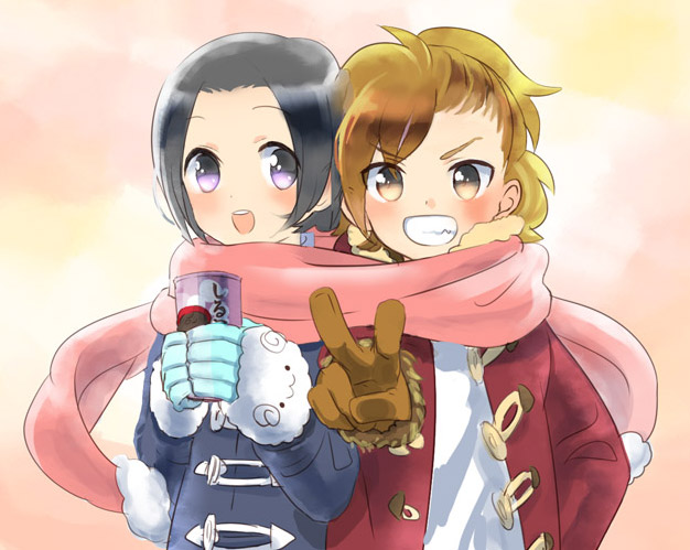 tachibana shiro and okamura nao (idolmaster and 1 more) drawn by rice_(rice8p)
