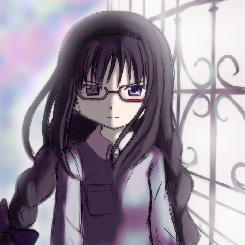 akemi homura (mahou shoujo madoka magica) drawn by curancuran