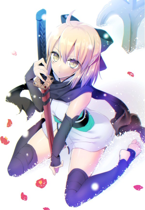 okita souji (fate and 1 more) drawn by koikawa_minoru