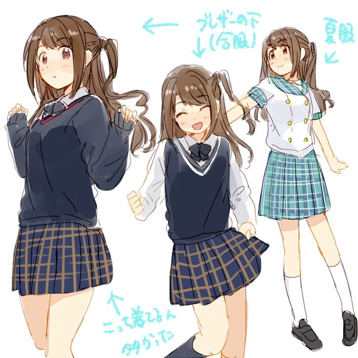 shimamura uzuki (idolmaster and 1 more) drawn by nagiriku912