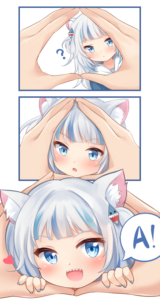 gawr gura (hololive and 1 more) drawn by nikoo