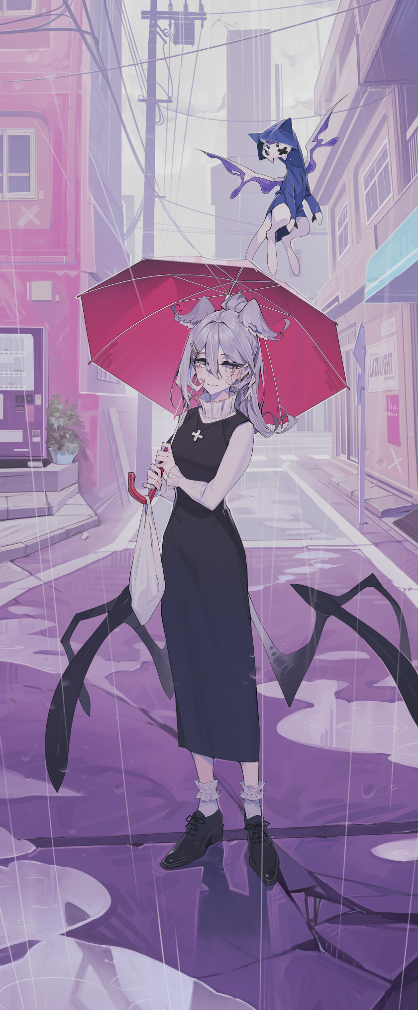 elira pendora and pikl (nijisanji and 1 more) drawn by kamameshi_gougoumaru