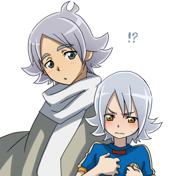 fubuki shirou and olivier (precure and 2 more) drawn by @@@_(eckzahn)