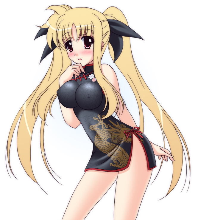fate testarossa (lyrical nanoha and 1 more) drawn by narutaki_shin