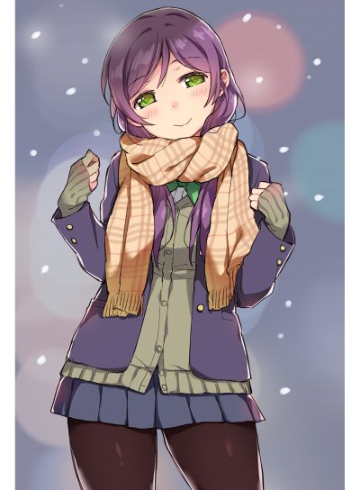 tojo nozomi (love live! and 1 more) drawn by duke_(inu_daimyou)