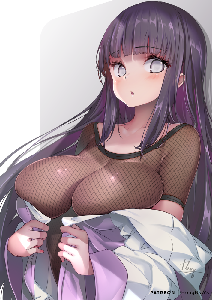 hyuuga hinata (naruto and 1 more) drawn by hong_(white_spider)