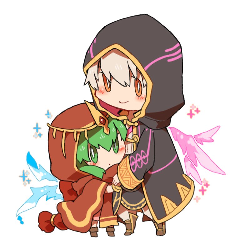 tiki and male robin (fire emblem and 3 more) drawn by shunrai