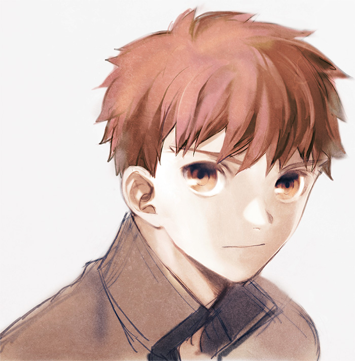 emiya shirou (fate and 1 more) drawn by taa_(acid)