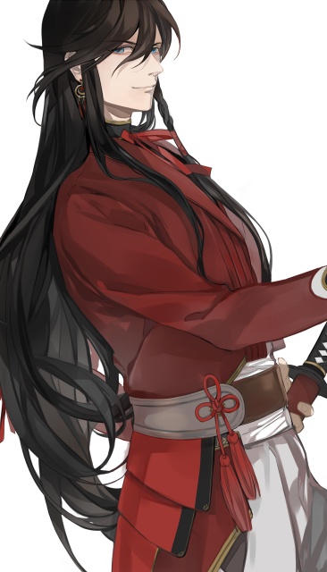 izumi-no-kami kanesada (touken ranbu) drawn by subdue_ezwei
