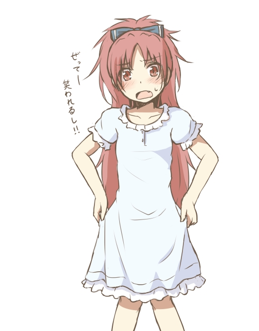 sakura kyoko (mahou shoujo madoka magica) drawn by ryuunosuke_(luckyneco)
