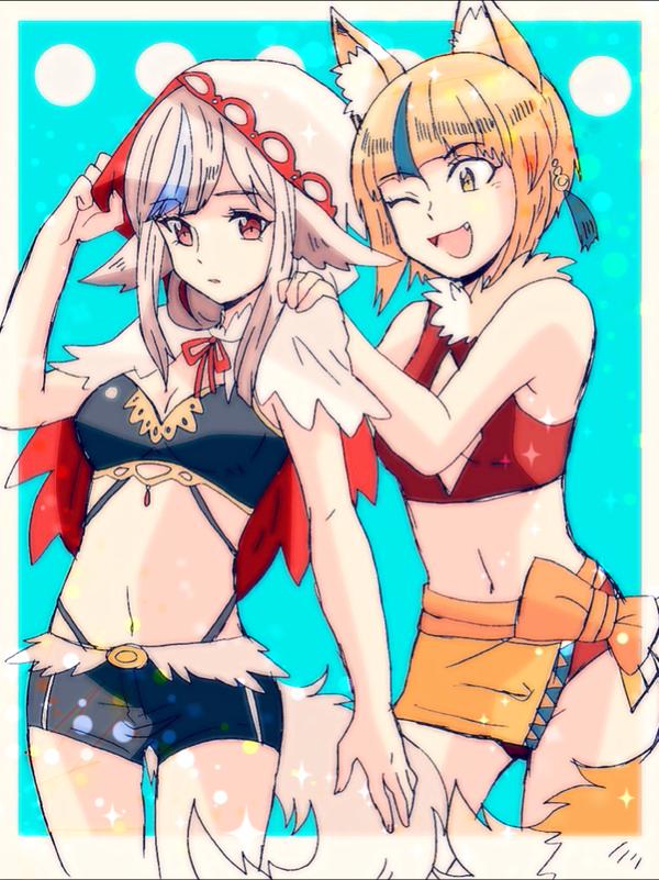 selkie and velouria (fire emblem and 1 more) drawn by kiriya_(552260)