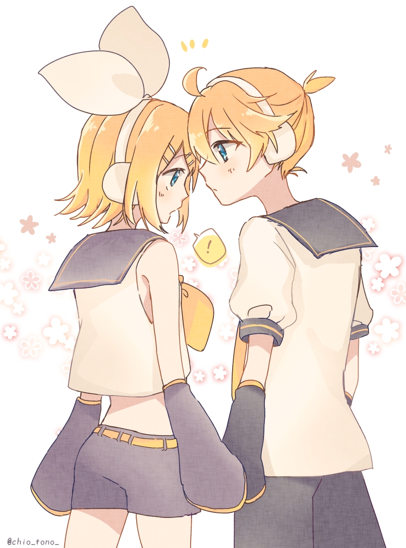 kagamine rin and kagamine len (vocaloid) drawn by tono_kabeuchi