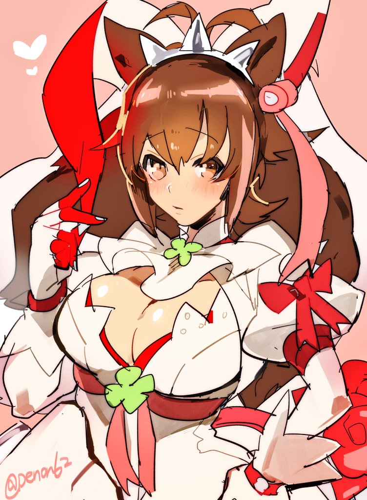 elphelt valentine and makoto nanaya (guilty gear and 3 more) drawn by sumi_(penon62)