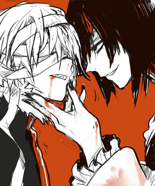 viral and adiane (tengen toppa gurren lagann) drawn by hissatsu_denden