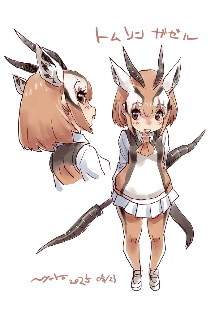 thomson's gazelle (kemono friends) drawn by nyororiso_(muyaa)