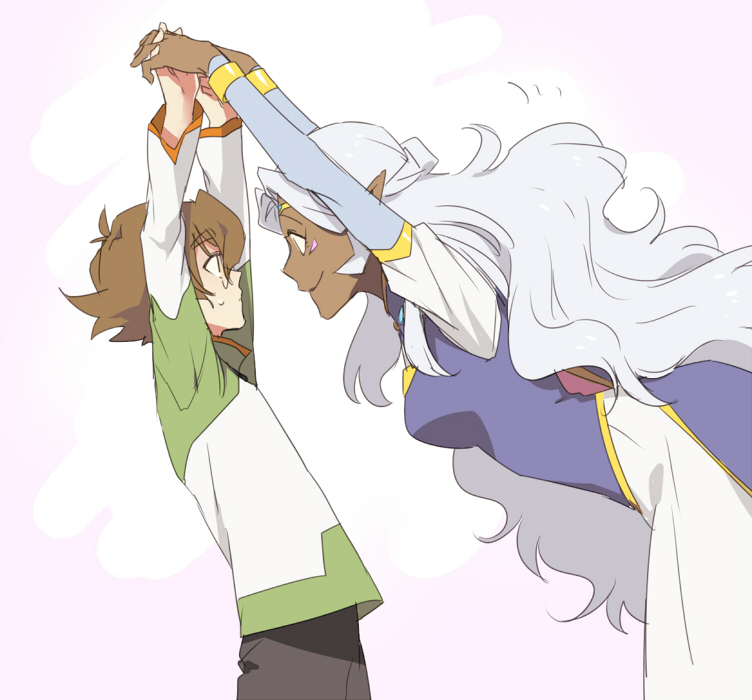 pidge gunderson and princess allura (voltron and 1 more) drawn by catgirl0926