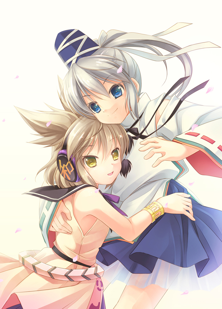 toyosatomimi no miko and mononobe no futo (touhou) drawn by takatsukasa_yue