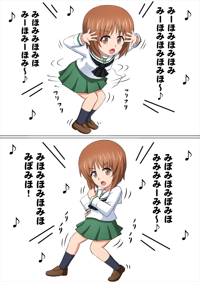 nishizumi miho (girls und panzer) drawn by omachi_(slabco)