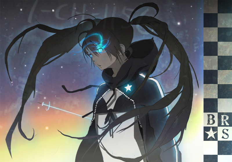 black rock shooter (black rock shooter) drawn by tashiro_hokekyo