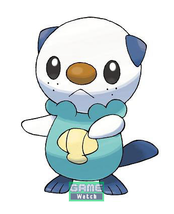 oshawott (pokemon and 1 more) drawn by sugimori_ken