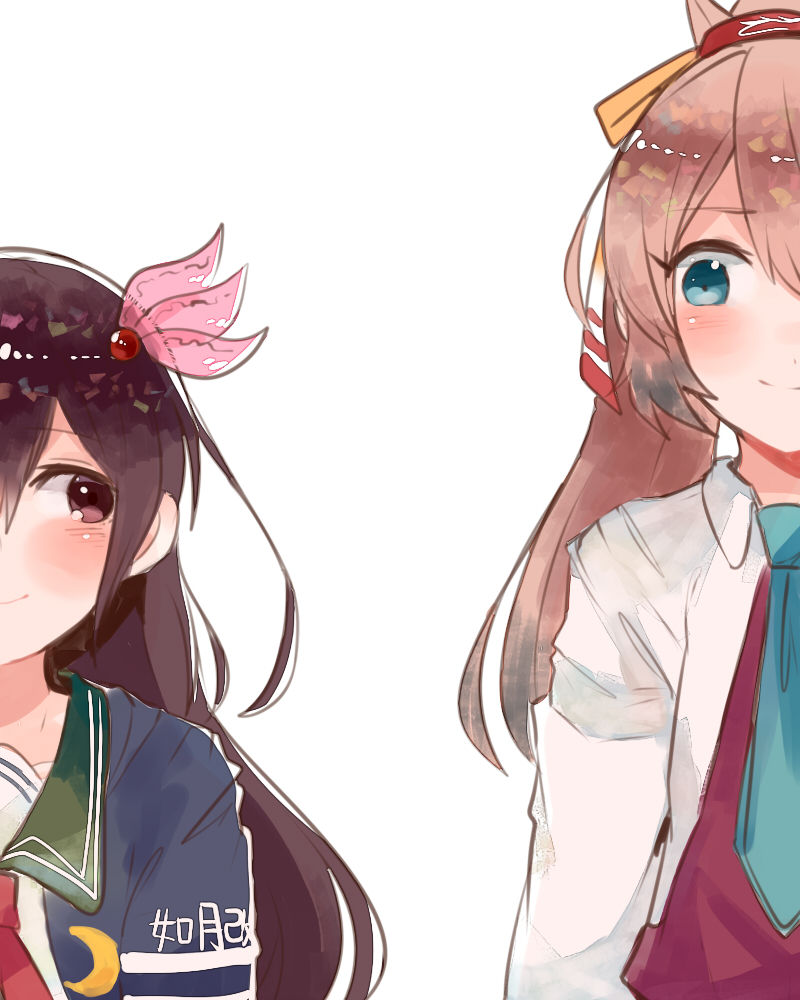 kisaragi, kazagumo, and kisaragi kai ni (kantai collection) drawn by itomugi-kun