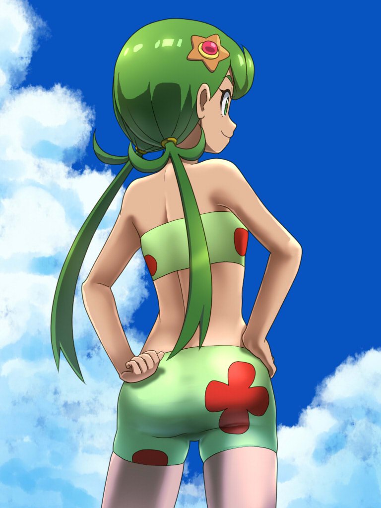 mallow (pokemon and 1 more) drawn by awa