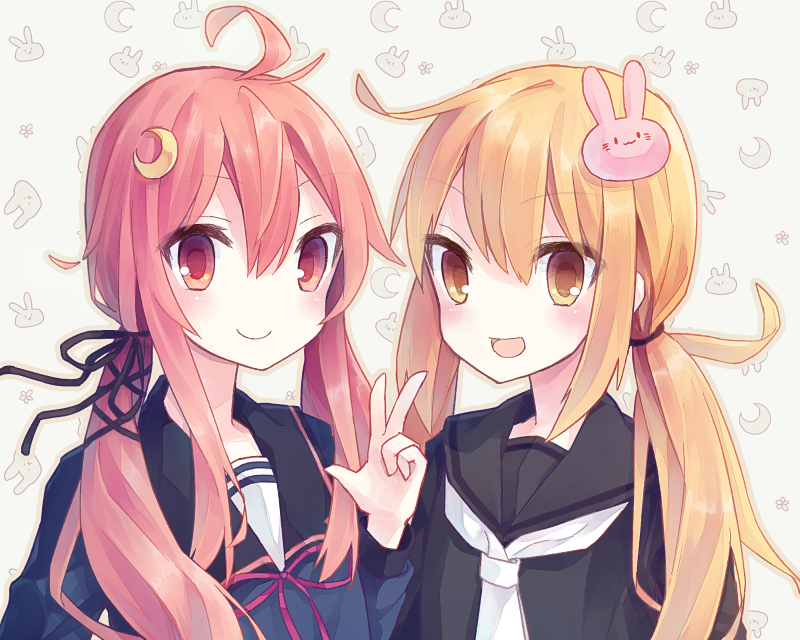 uzuki and satsuki (kantai collection) drawn by choco_(choco-la)