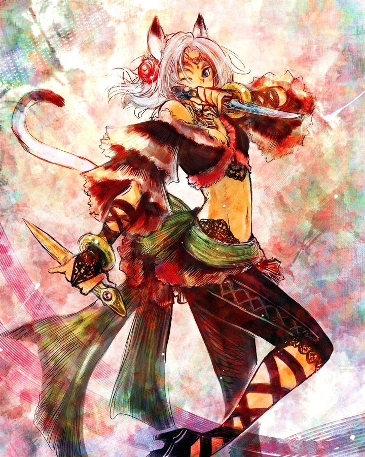 adventurer and dancer (final fantasy and 1 more) drawn by doraeshi