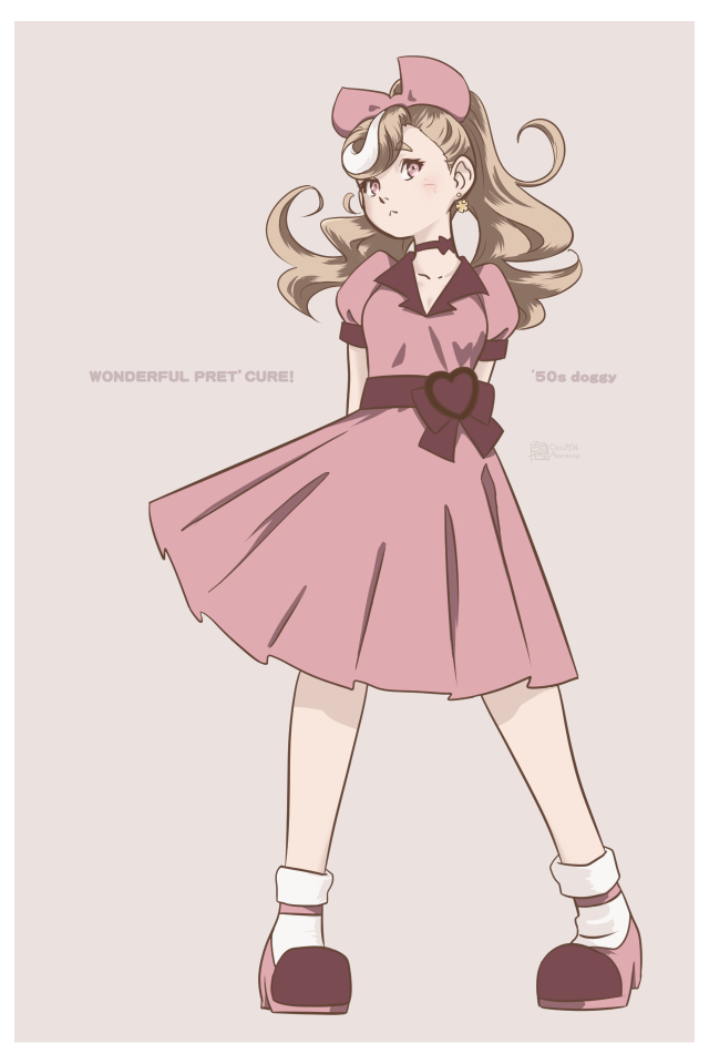 inukai komugi (precure and 1 more) drawn by aoneco
