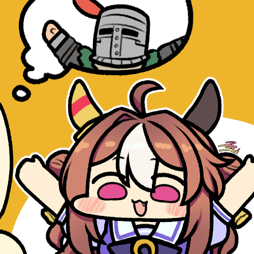 copano rickey and solaire of astora (umamusume and 2 more) drawn by jazz_jack