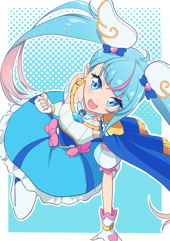 cure sky (precure and 1 more) drawn by cbgb