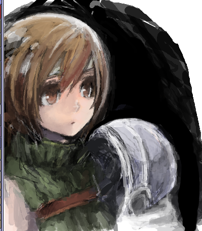 yuffie kisaragi (final fantasy and 2 more) drawn by 