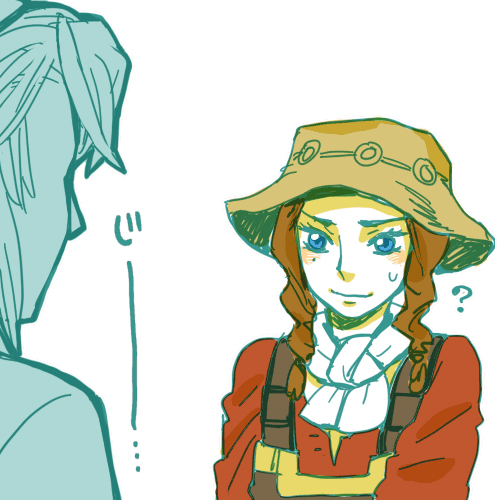 link and hena (the legend of zelda and 1 more)