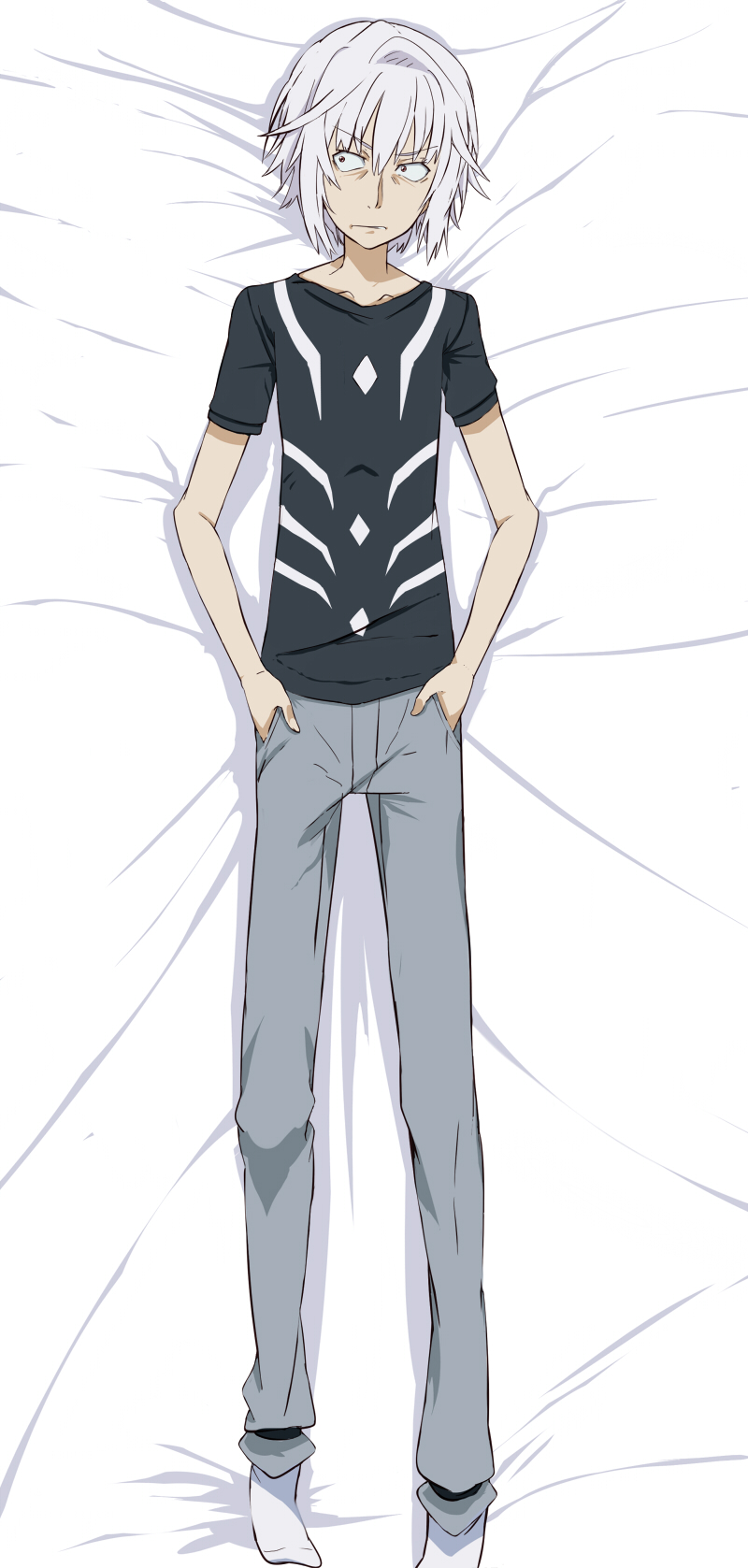 accelerator (toaru majutsu no index) drawn by shiromiso