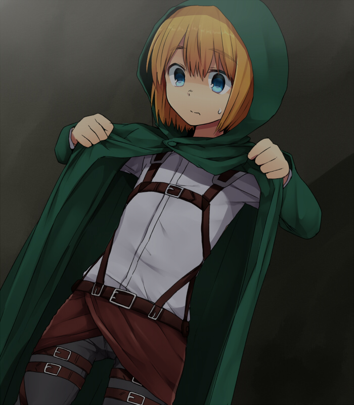 armin arlert (shingeki no kyojin) drawn by marimo_danshaku