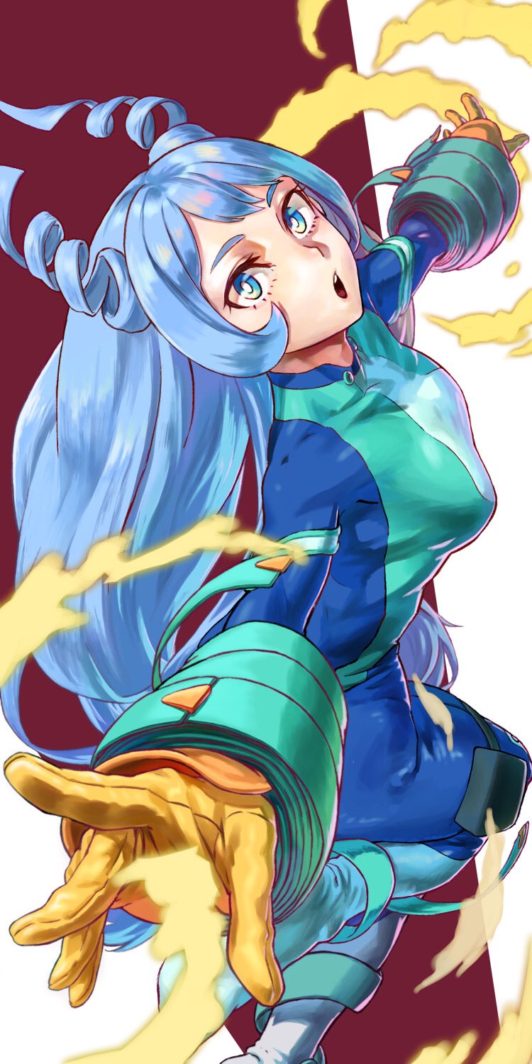 hado nejire (boku no hero academia) drawn by yomoyama_yotabanashi