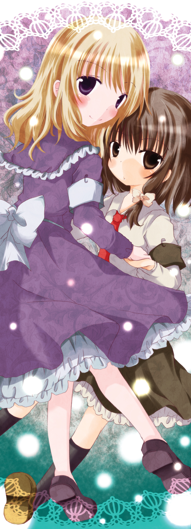 usami renko and maribel hearn (touhou) drawn by futami_yayoi